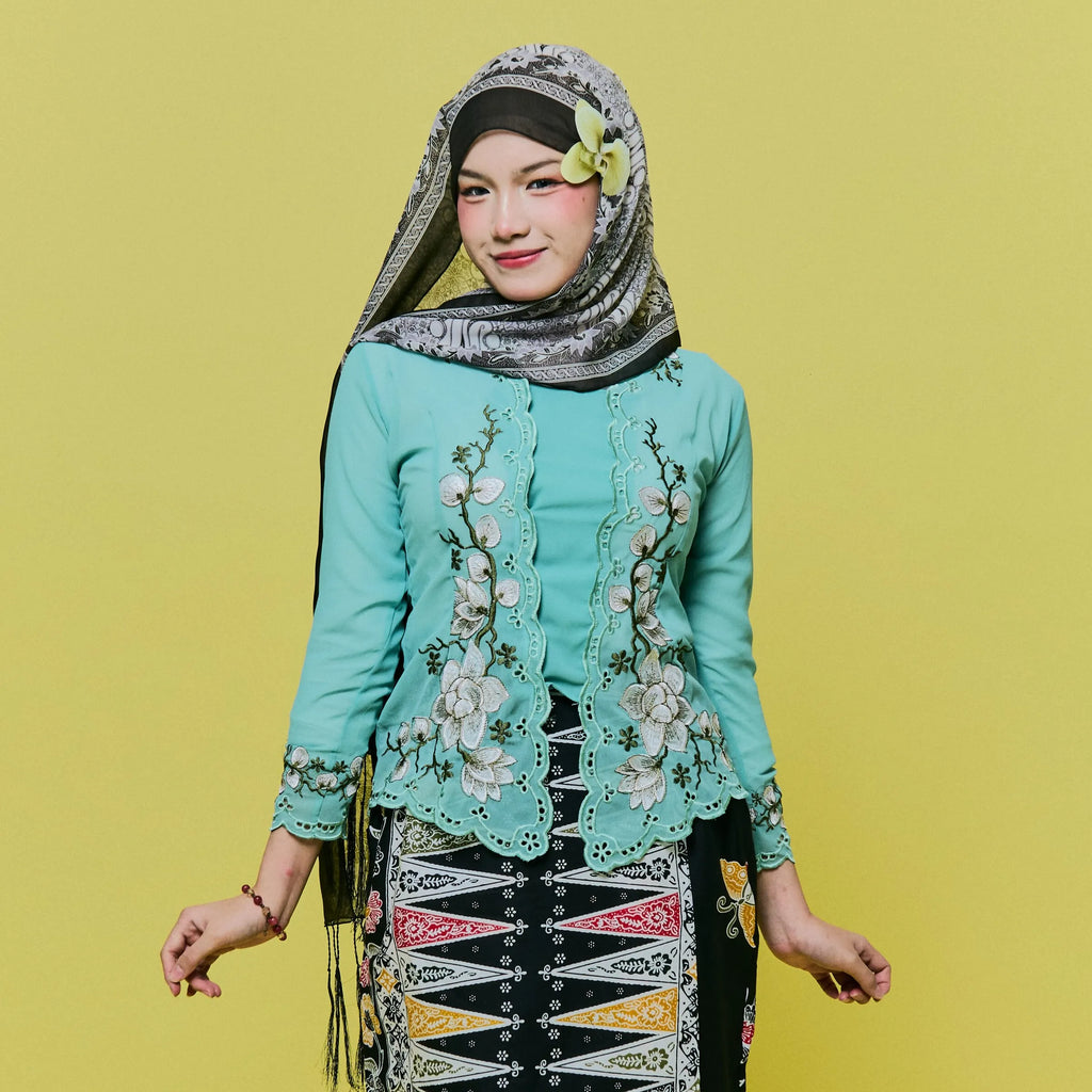 Kebaya Top Nori Corak - Top Only