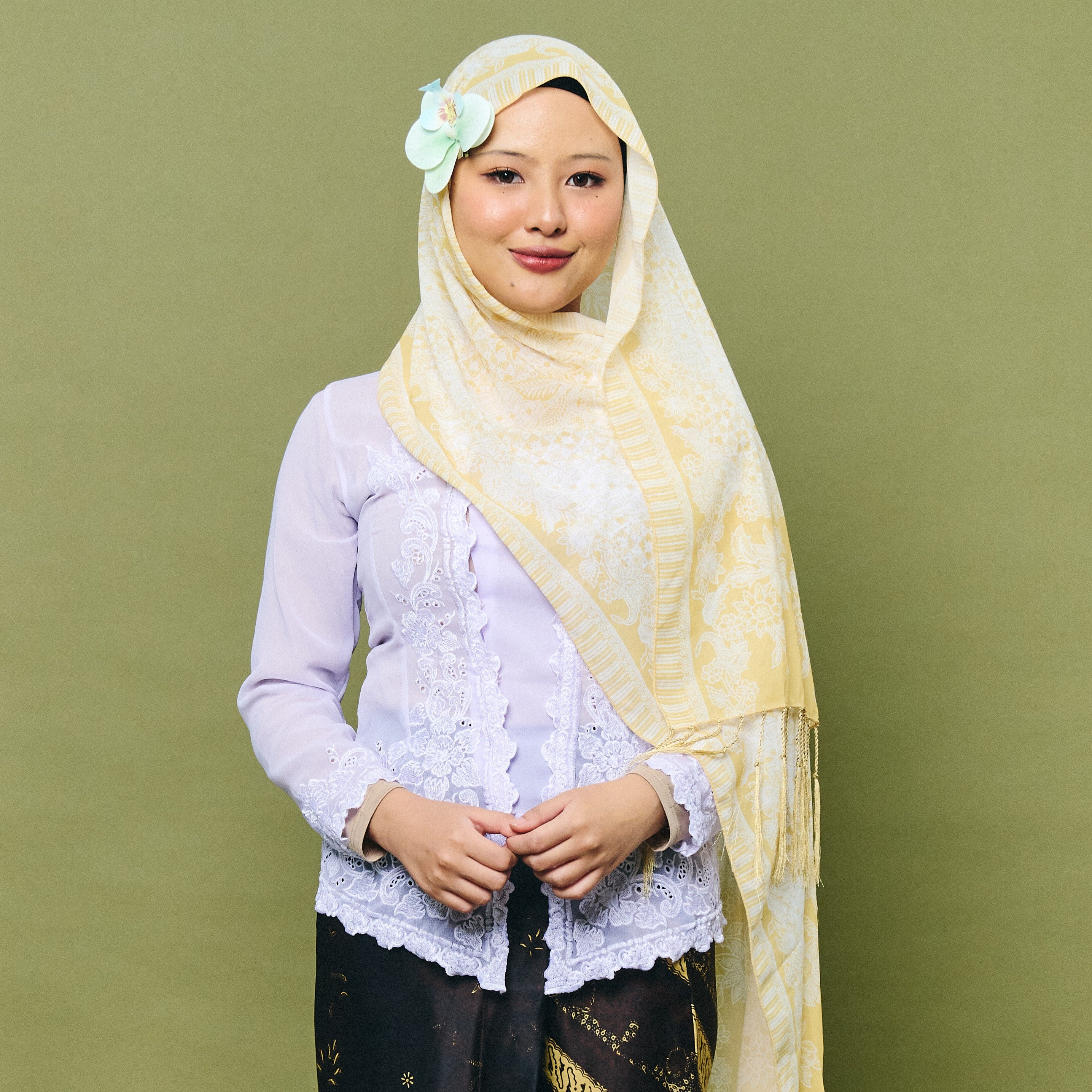 Batik Shawl Fringe 4