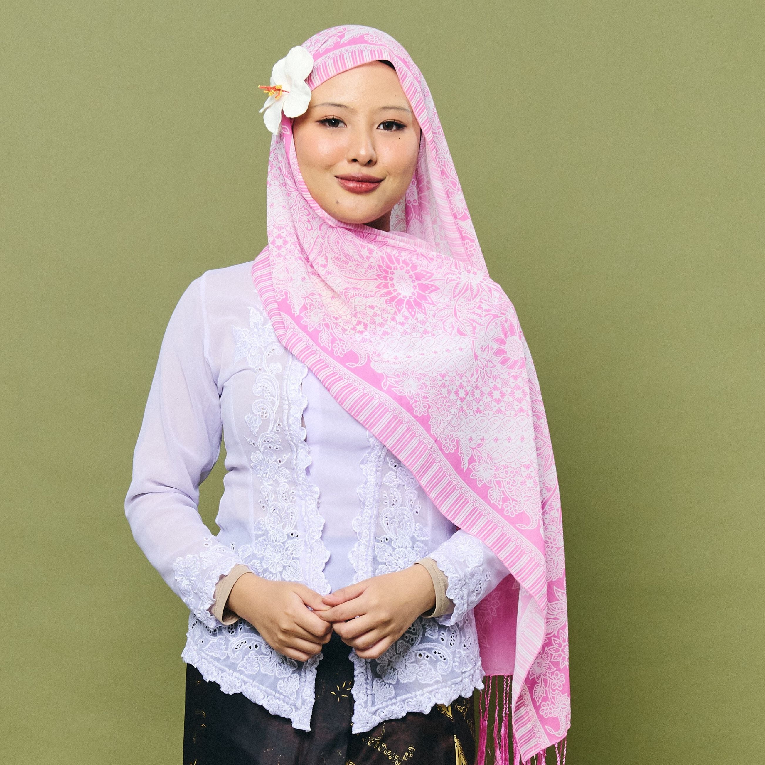Batik Shawl Fringe 4