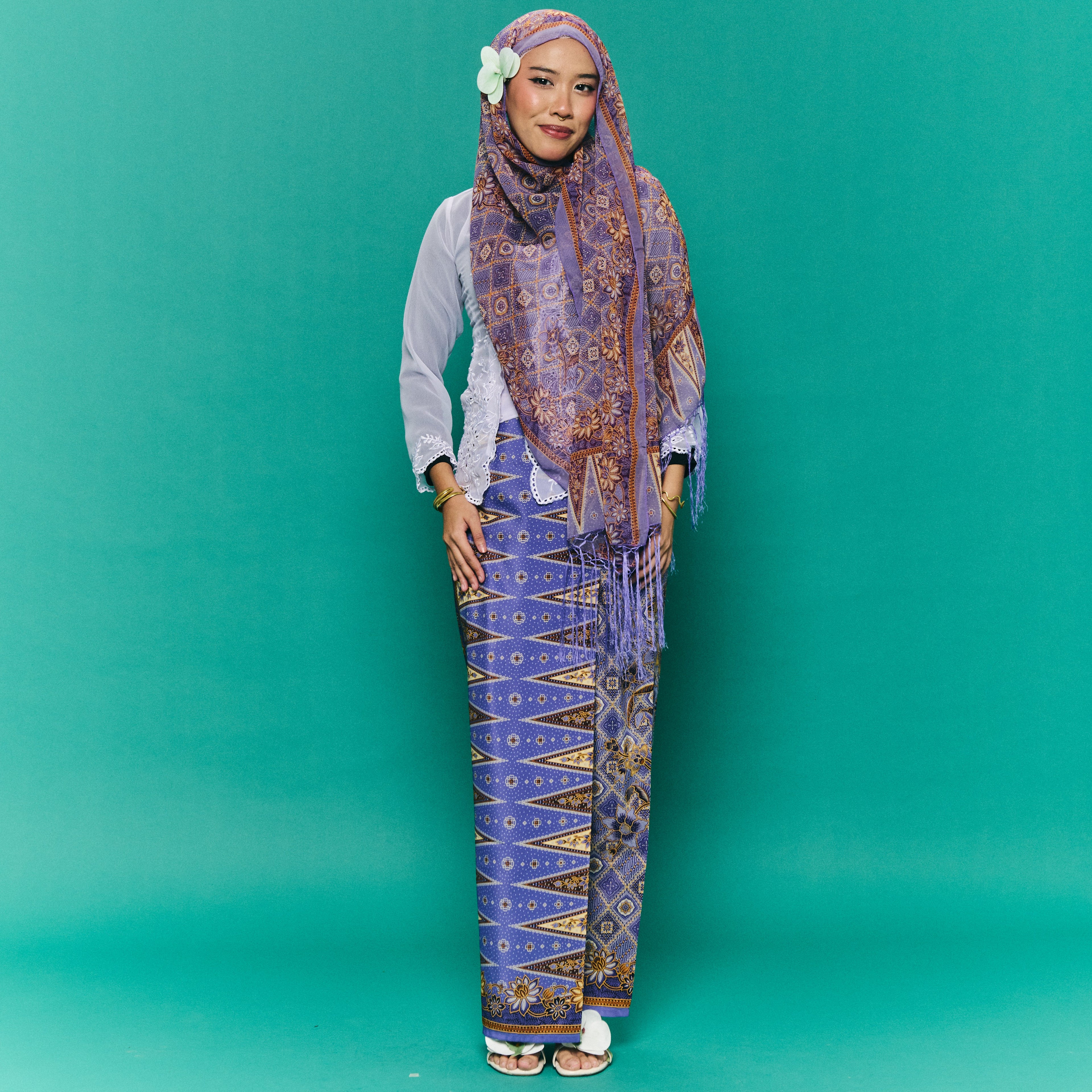 RIMBUNKL SKIRT SET (SHAWL & SKIRT)