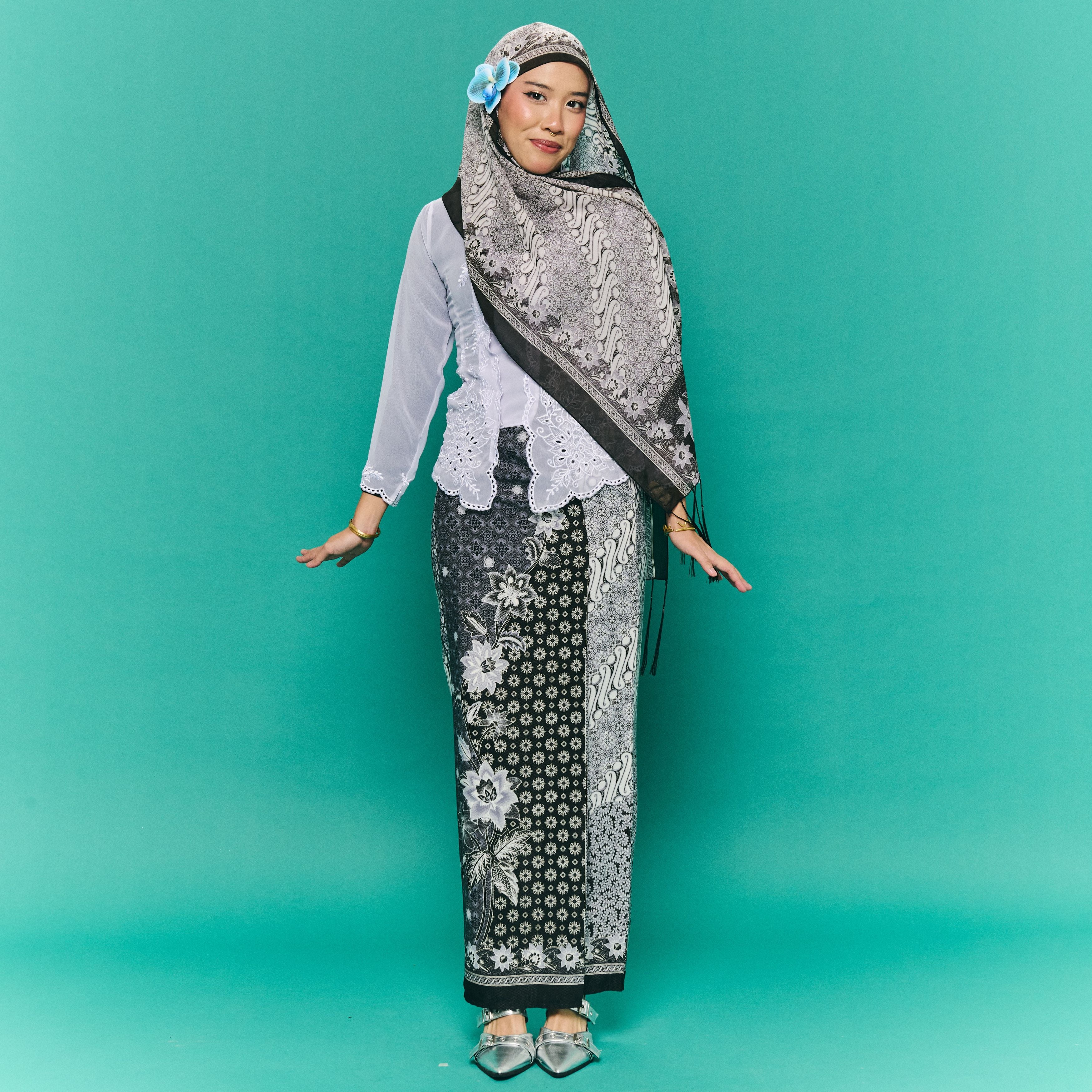 RIMBUNKL SKIRT SET (SHAWL & SKIRT)