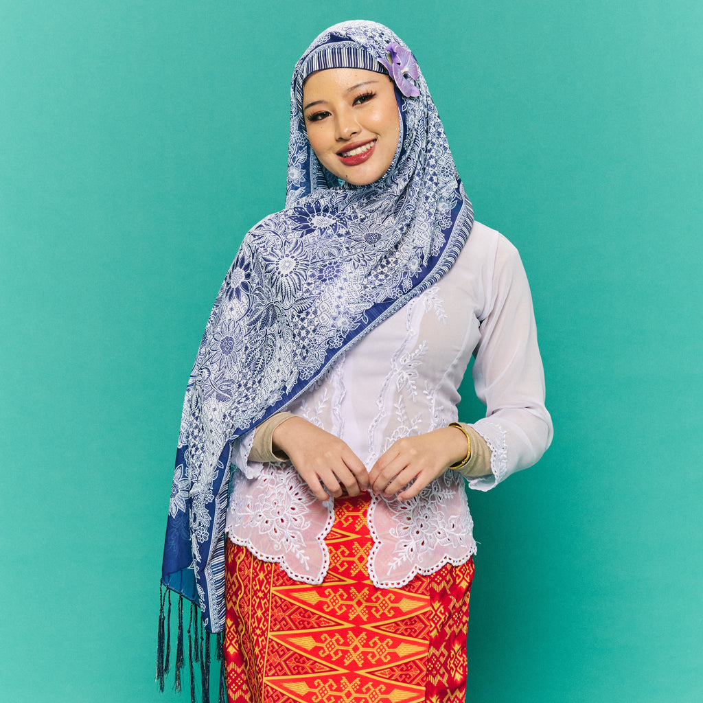 Batik Shawl Fringe 4