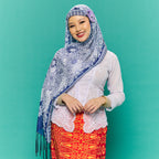 Batik Shawl Fringe 4