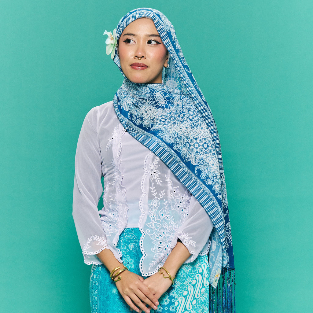 Batik Shawl Fringe 4