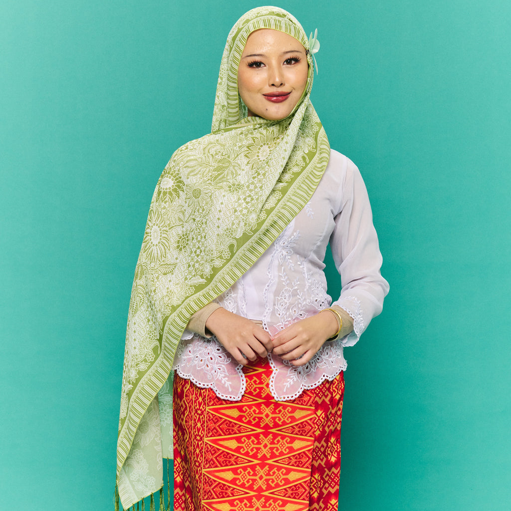 Batik Shawl Fringe 4