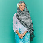 Batik Shawl Fringe 4