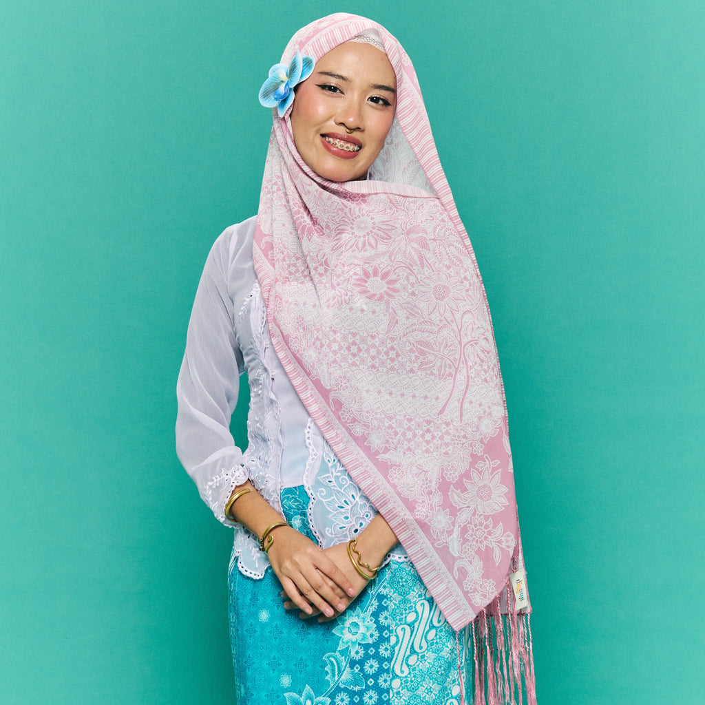 Batik Shawl Fringe 4
