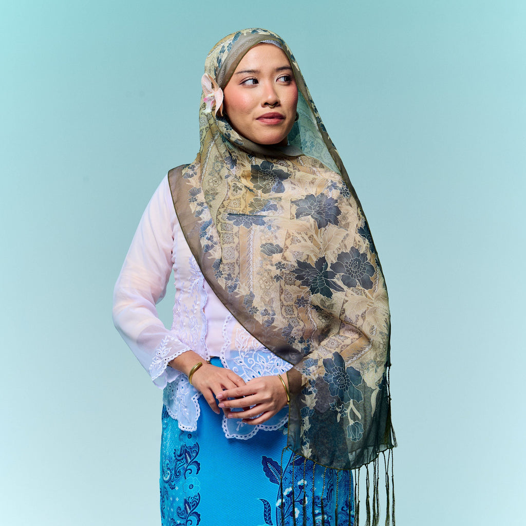 Shawl Batik with Fringe 5