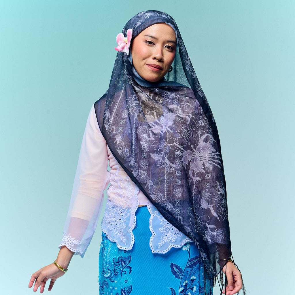 Shawl Batik with Fringe 5