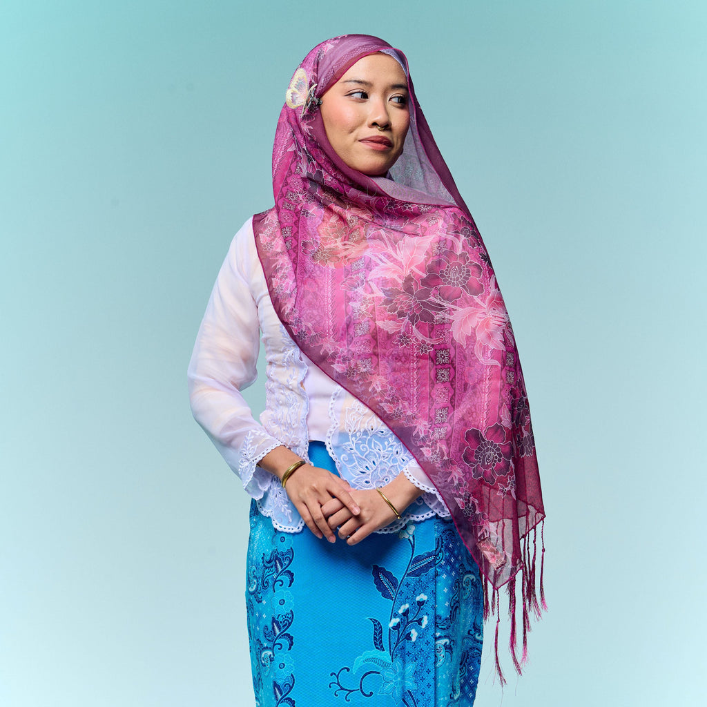 Shawl Batik with Fringe 5