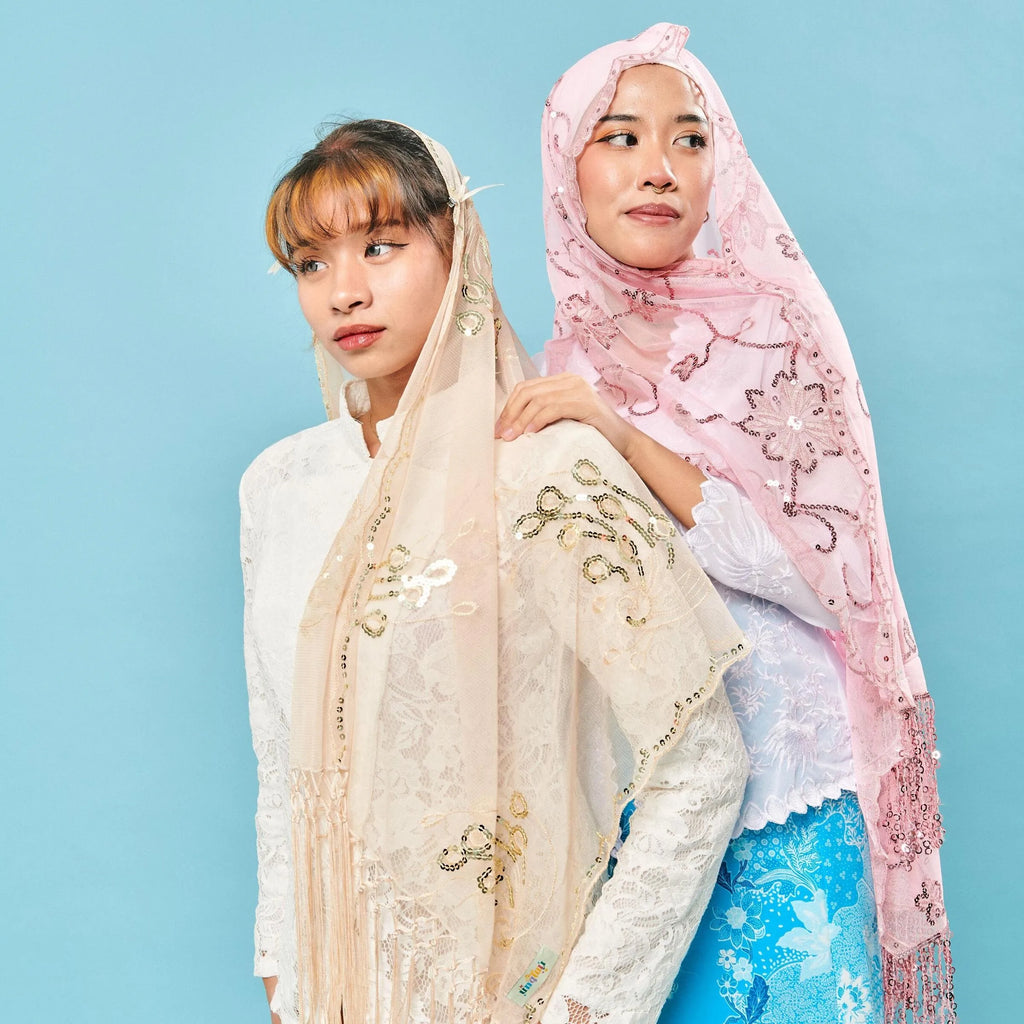 RIMBUNKL SHAWL VEIL SULAM Scarves