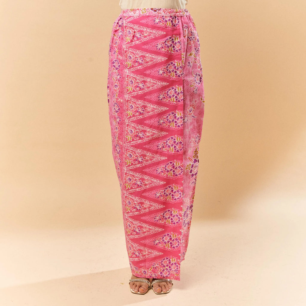 RIMBUNKL Skirt Batik Lipat Depan Aralia