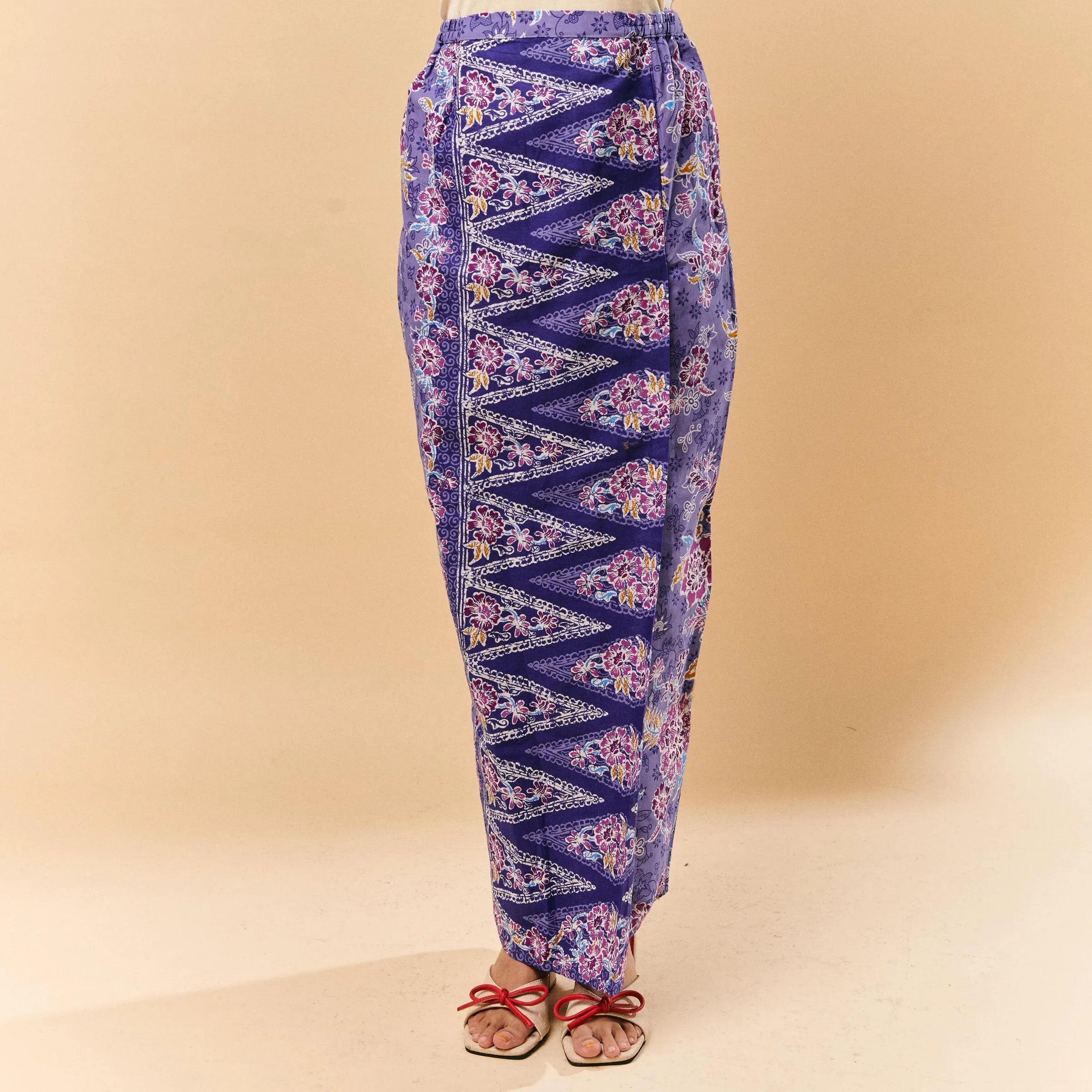 RIMBUNKL Skirt Batik Lipat Depan Aralia