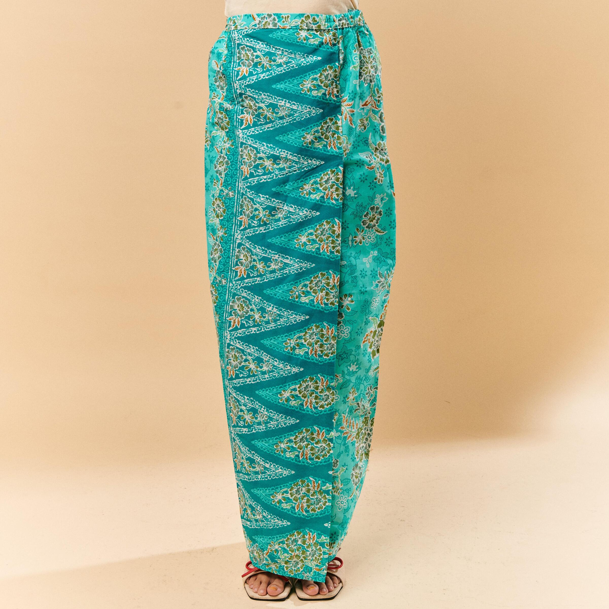 RIMBUNKL Skirt Batik Lipat Depan Aralia