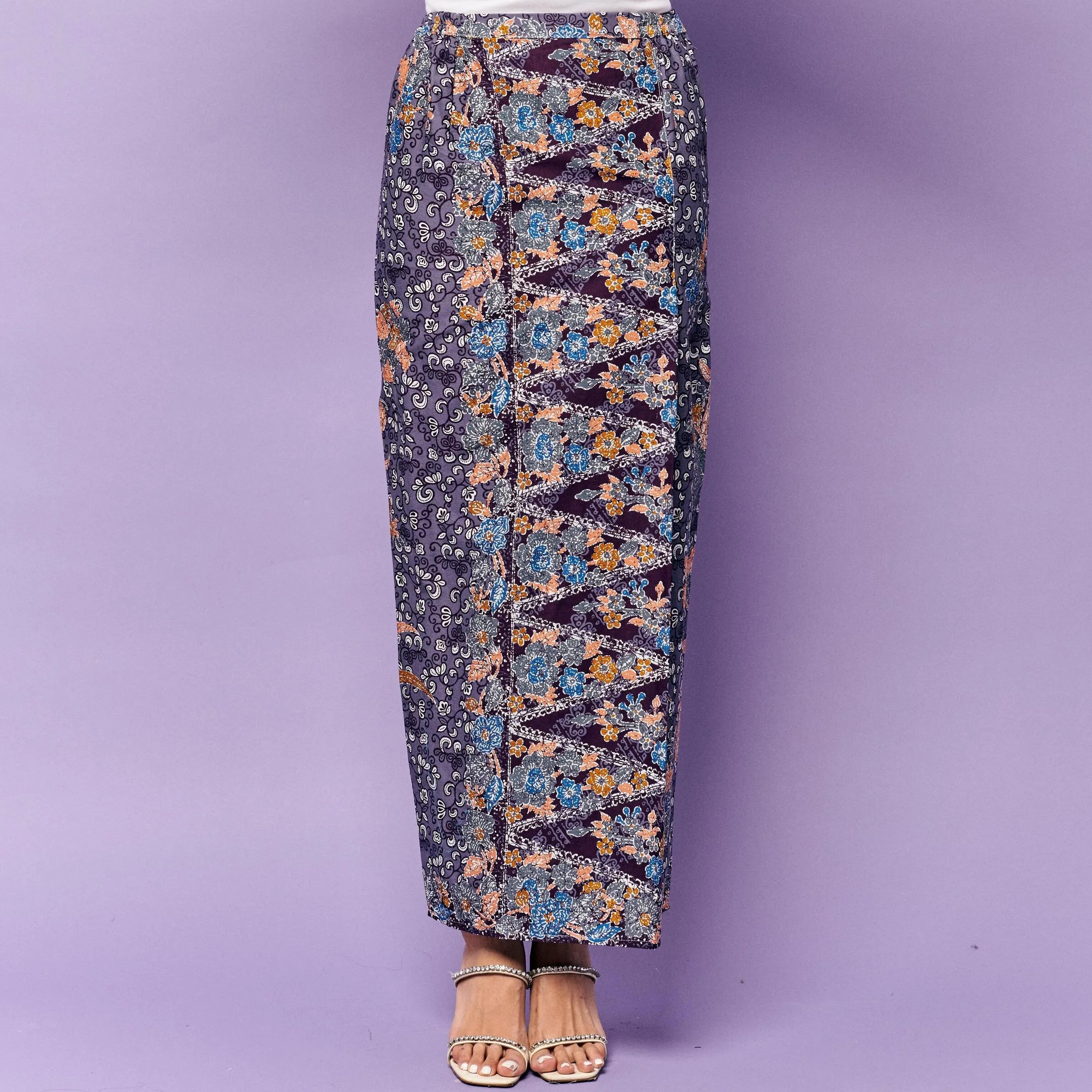 RIMBUNKL Skirt Batik Lipat Depan Aralia