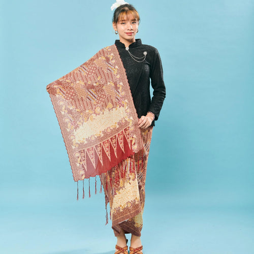 RIMBUNK Skirt Set Pario (shawl & skirt )