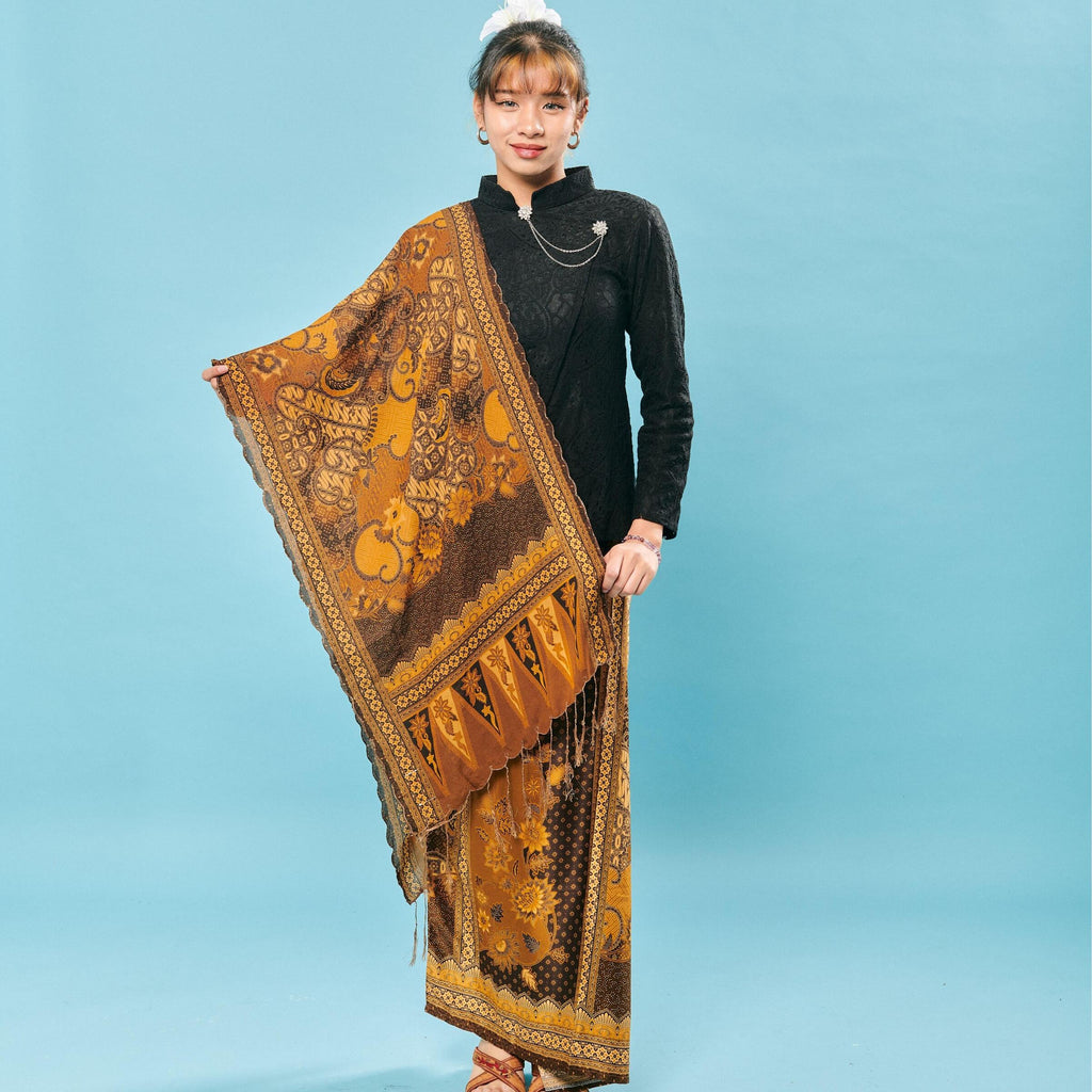 RIMBUNK Skirt Set Pario (shawl & skirt )