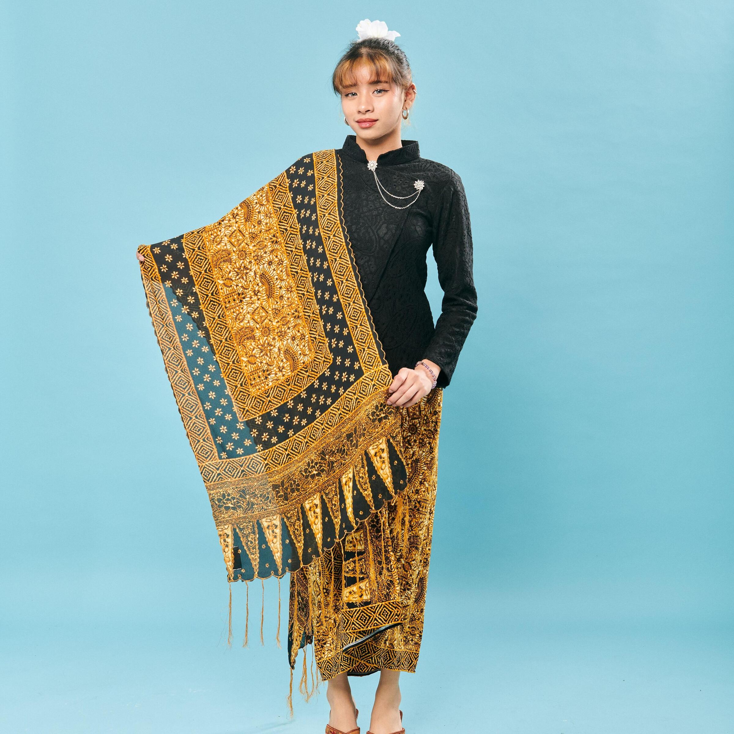 RIMBUNK Skirt Set Pario (shawl & skirt )