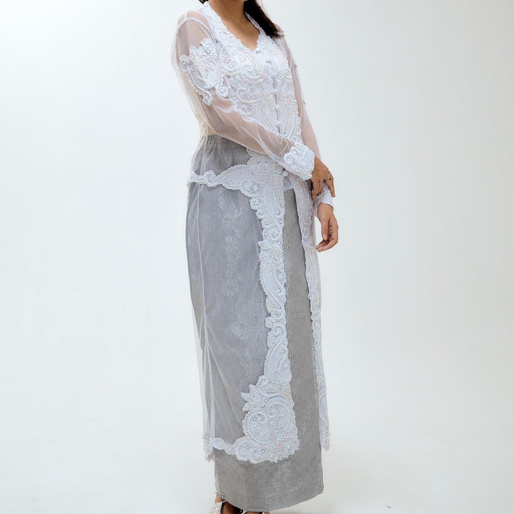 Rimbunkl Kebaya Aurora Long Sleeve  Manik