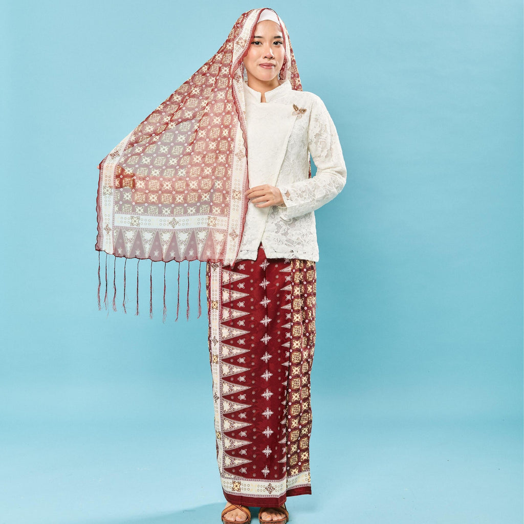 RIMBUNKL Skirt Set kain lipat batik ( shawl & skirt)
