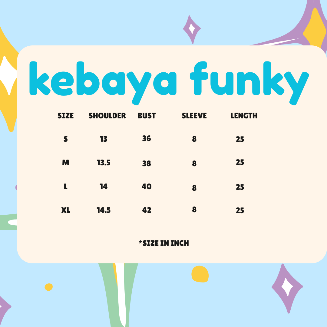 RIMBUNKL Kebaya Funky (top only)
