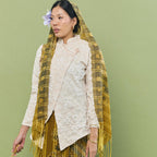 Kebaya Jenaya bunga besar with brooch - Top Only