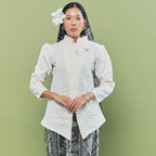 Kebaya Jenaya bunga kecil with brooch - Top Only