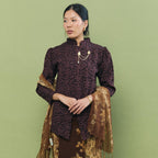 Kebaya Jenaya bunga kecil with brooch - Top Only