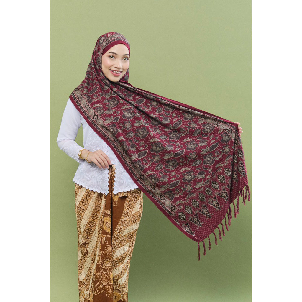 RIMBUNKL Shawl Batik Cotton Premium