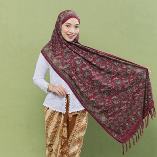 RIMBUNKL Shawl Batik Cotton Premium