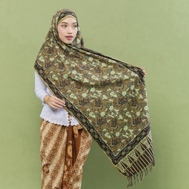 RIMBUNKL Shawl Batik Cotton Premium