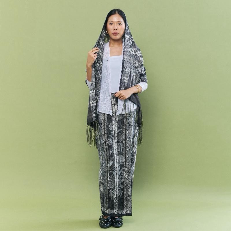 RIMBUNKL Skirt Set ( Shawl + Skirt )