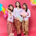 Skirt Semi Pario Batik with Pocket