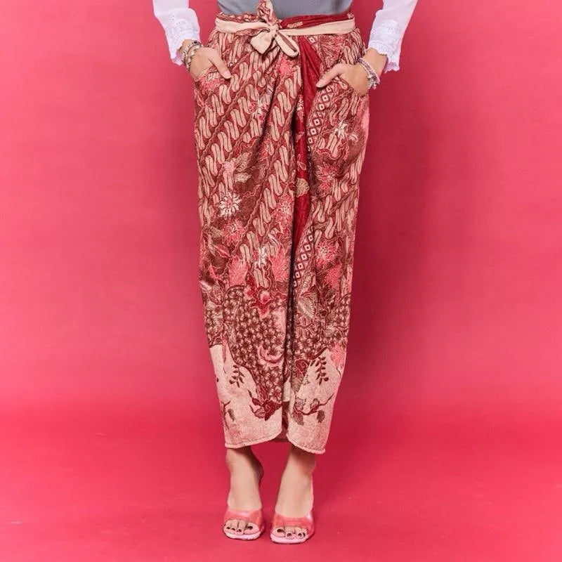 RIMBUNKL Skirt Semi Pario Batik with Pocket