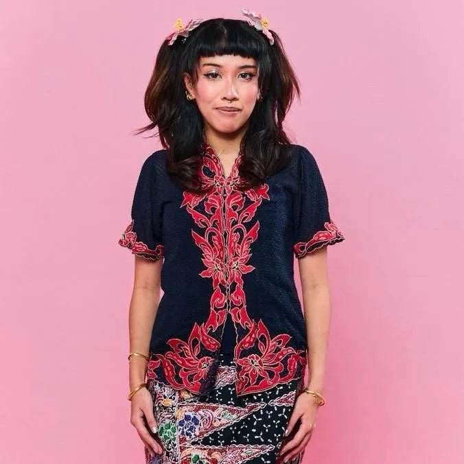 RIMBUNKL Top kiyomi short sleeve (Top Only)