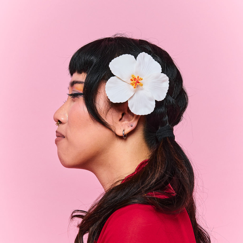 RIMBUNKL hibiscus Hair Clip 10com