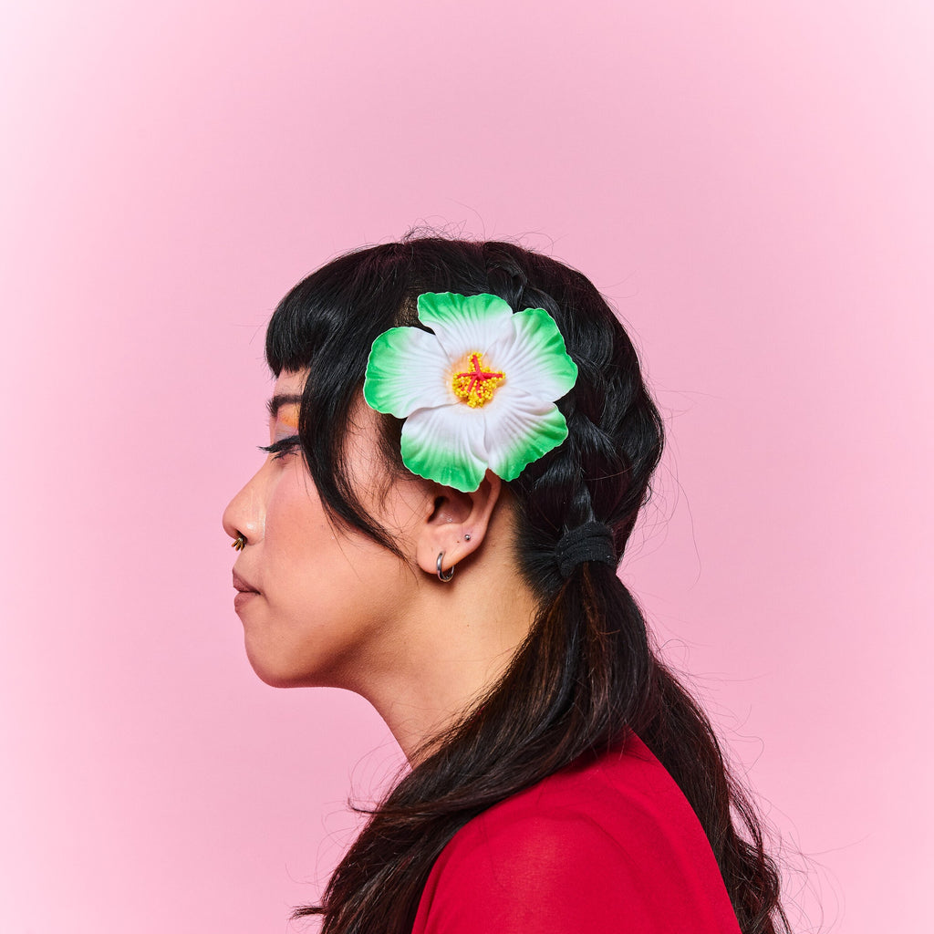 RIMBUNKL hibiscus Hair Clip 10com