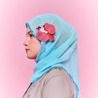 Orchid Hair clip 10 cm