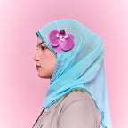 Orchid Hair clip 10 cm