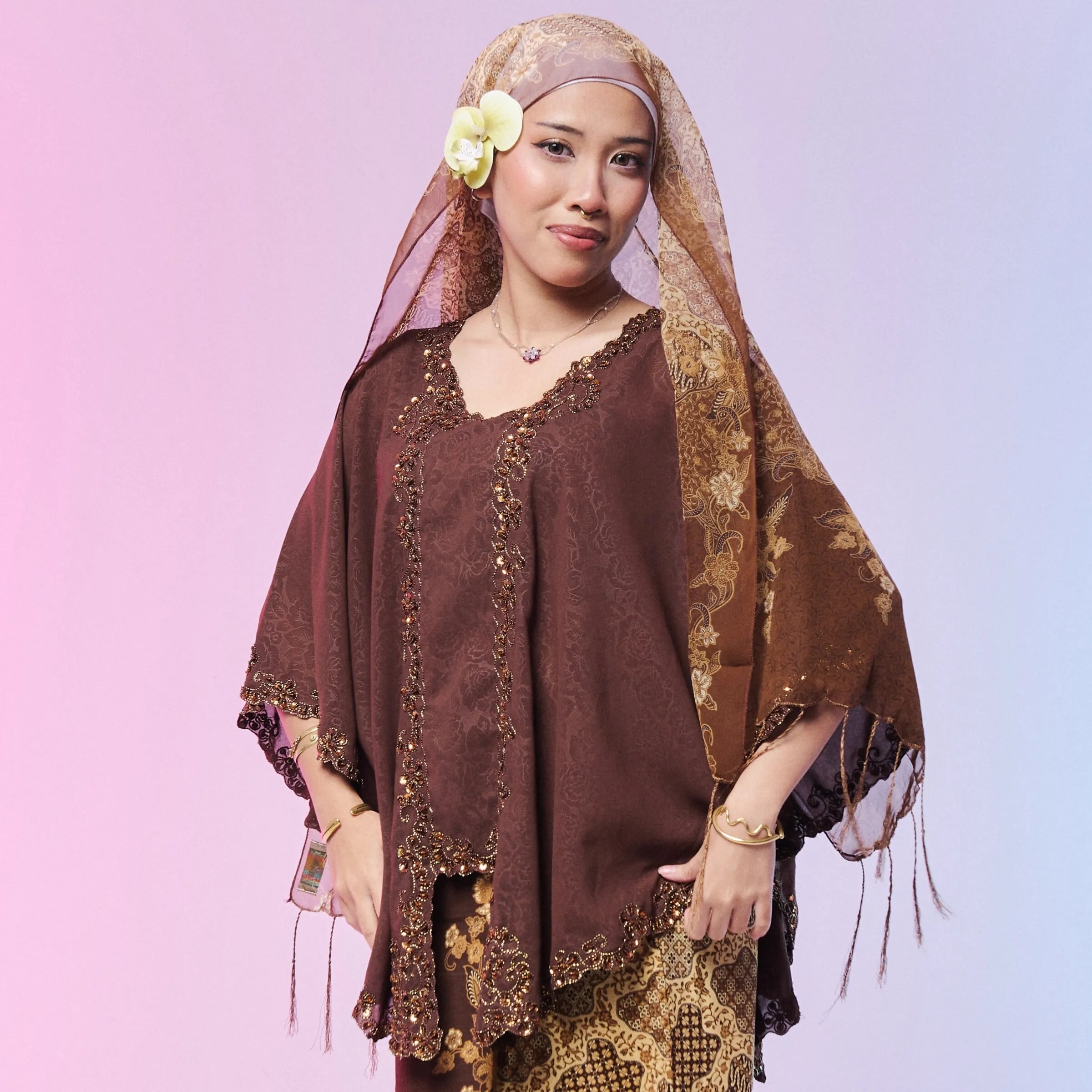 RIMBUNKL Top Yumeko BATWING kutu bharu (top only)
