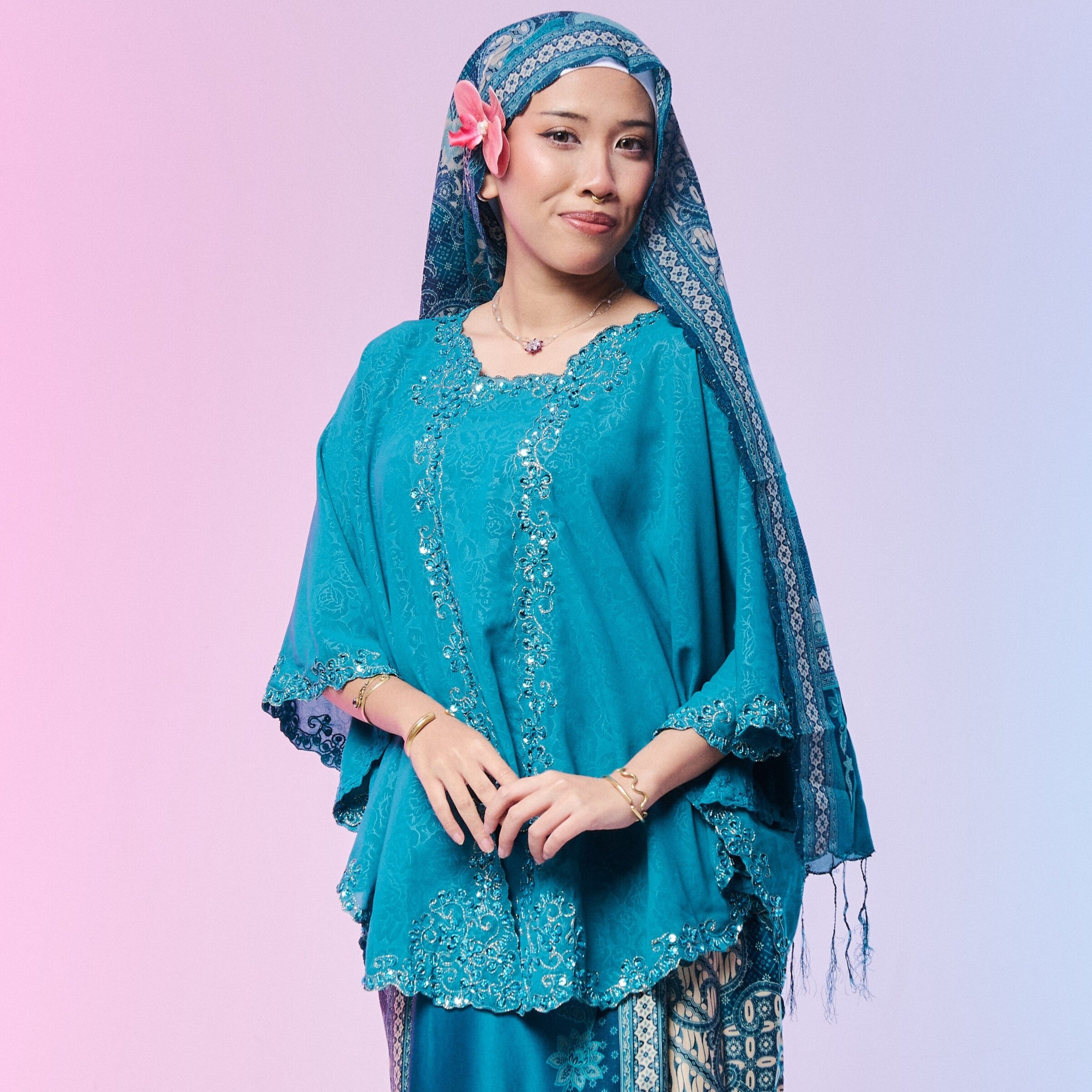 RIMBUNKL Top Yumeko BATWING kutu bharu (top only)