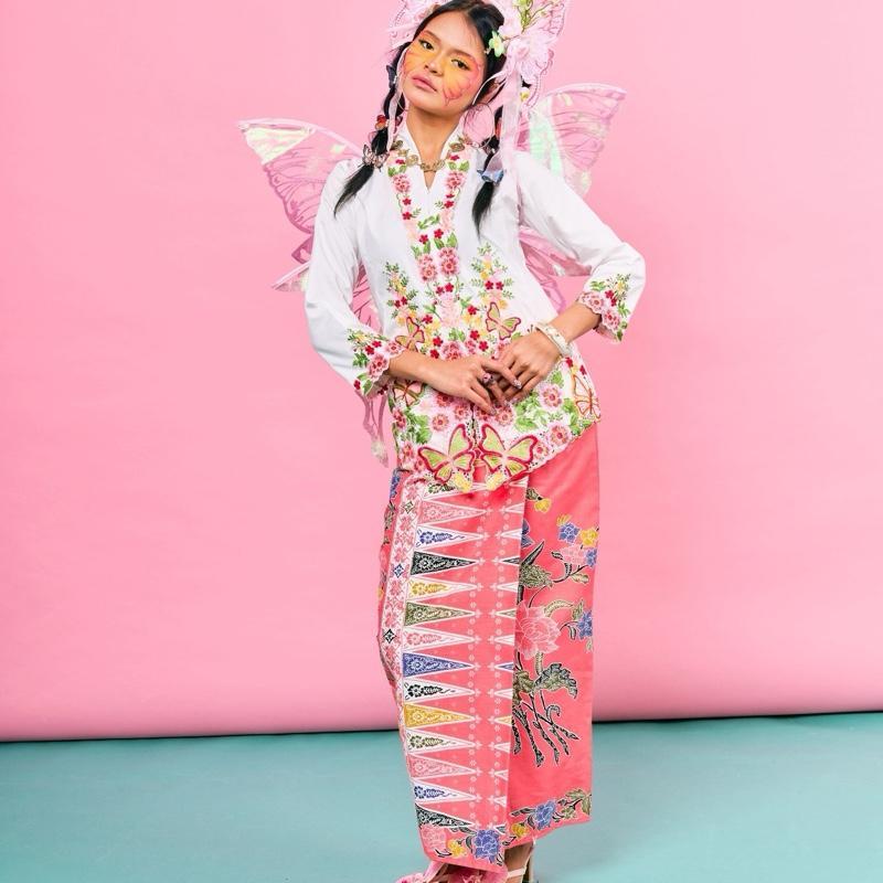 RIMBUNKL Kebaya whimsy Set (Top & Skirt)