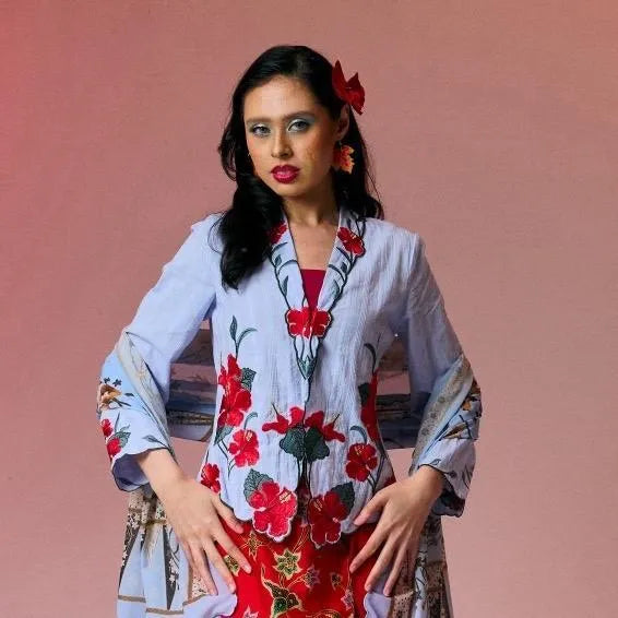 Kebaya Bunga Raya - Top Only