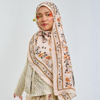Shawl Batik Bunga Raya Premium
