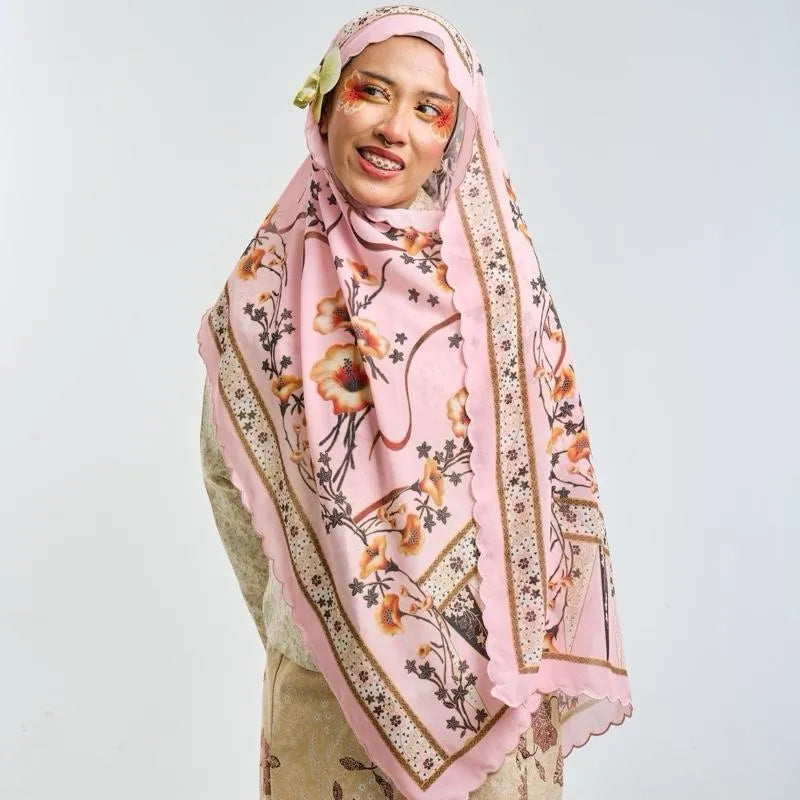 RIMBUNKL Shawl Batik Bunga Raya Premium