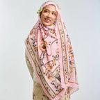 Shawl Batik Bunga Raya Premium