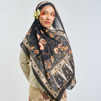 Shawl Batik Bunga Raya Premium
