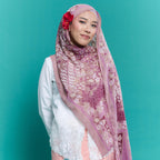Batik Shawl with Fringe 2