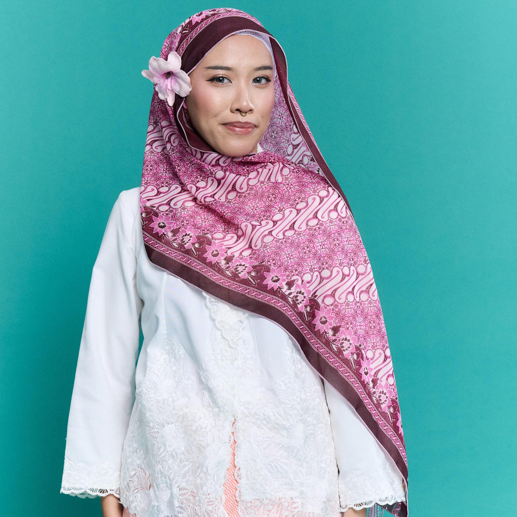 RIMBUNKL Batik Shawl with Fringe 2
