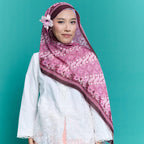 Batik Shawl with Fringe 2